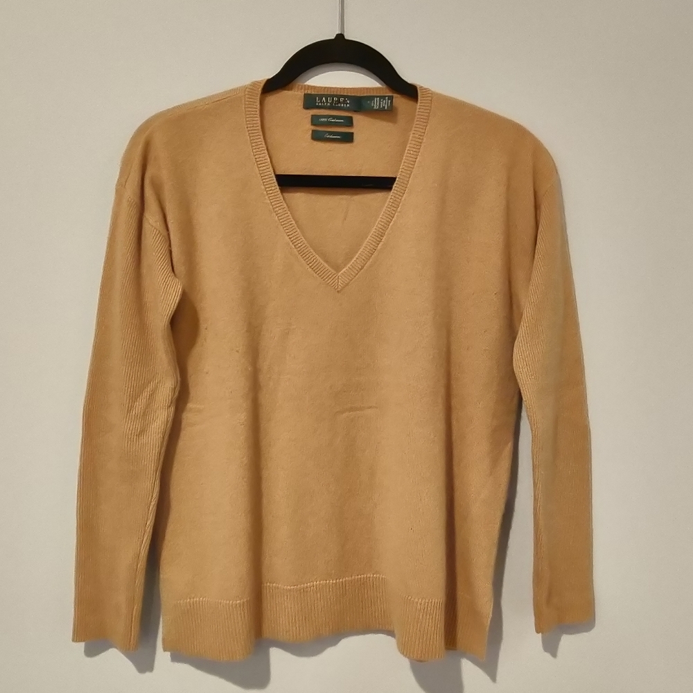 Womens Lauren Ralph Lauren Cashmere Sweater Size S